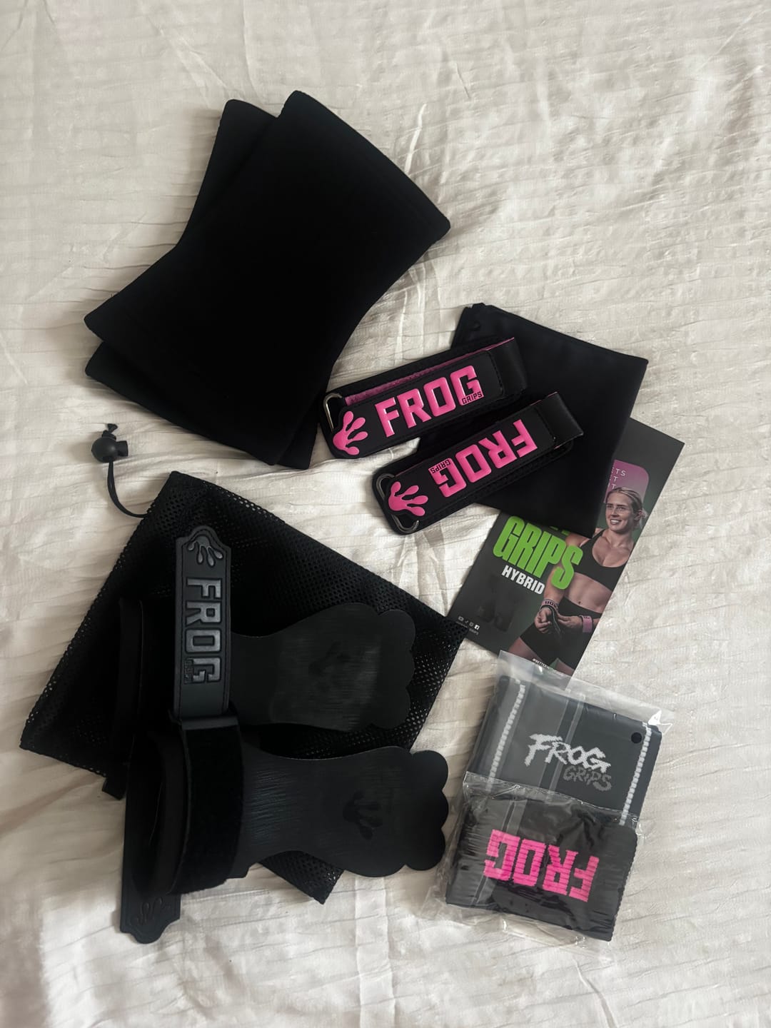 Customer photo review of FROG GRIPS® HYBRID - Fingerless Black