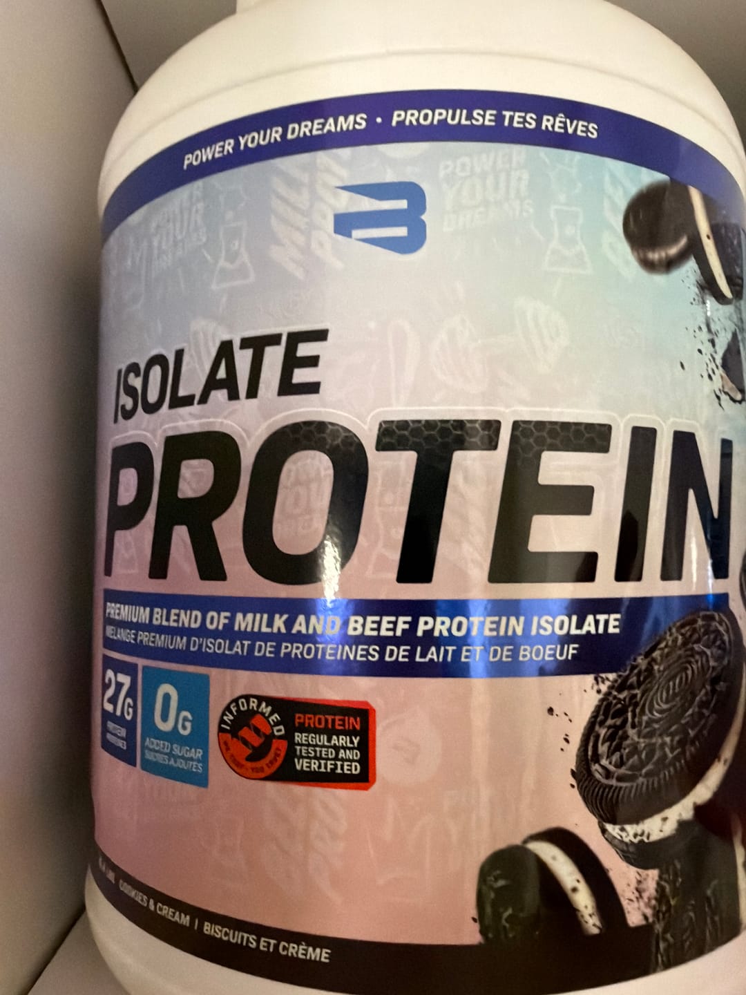 Customer photo review of Isolate Protein