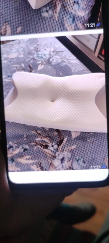Customer photo review of Almohada cervical
