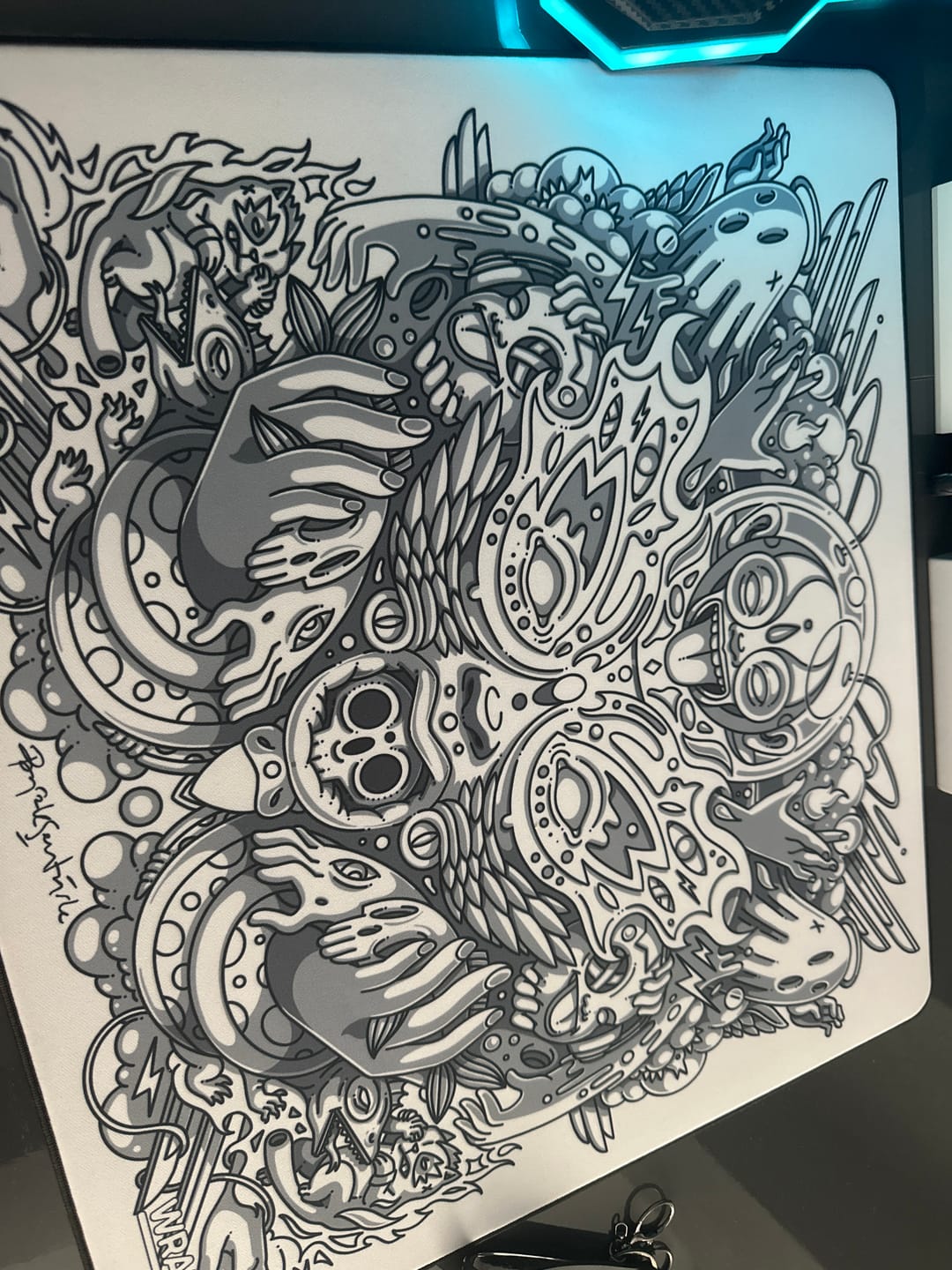 Customer photo review of Wraith Spirit of Aim Mousepad