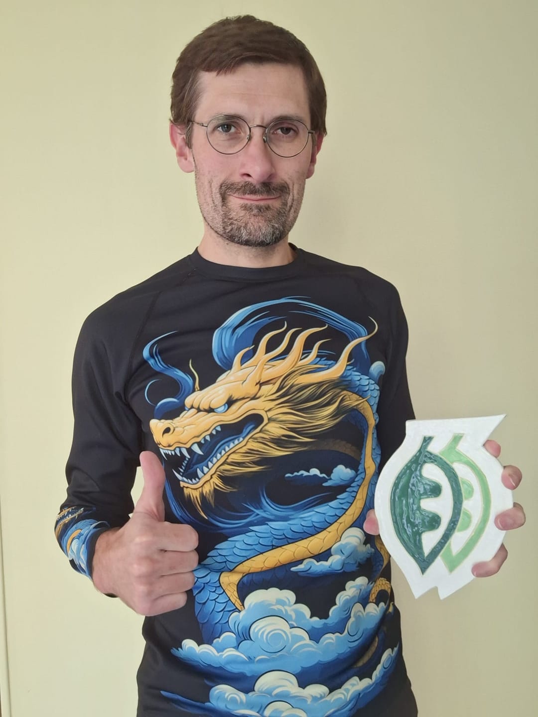 Customer photo review of BLUE DRAGON RASH GUARD