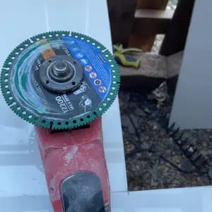 Customer photo review of Taglio Preciso Dischi Abrasivi Indistruttibili per Smerigliatrice