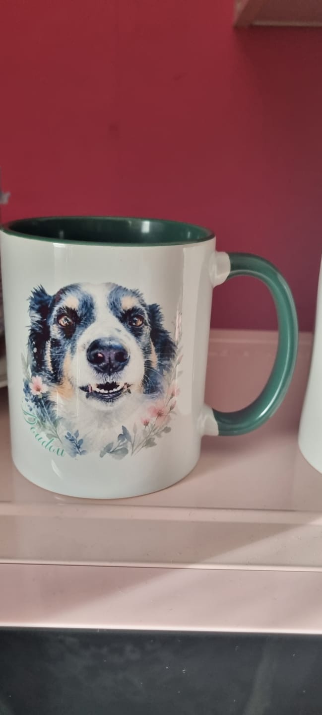 Customer photo review of Aquarell - Mug personnalisé