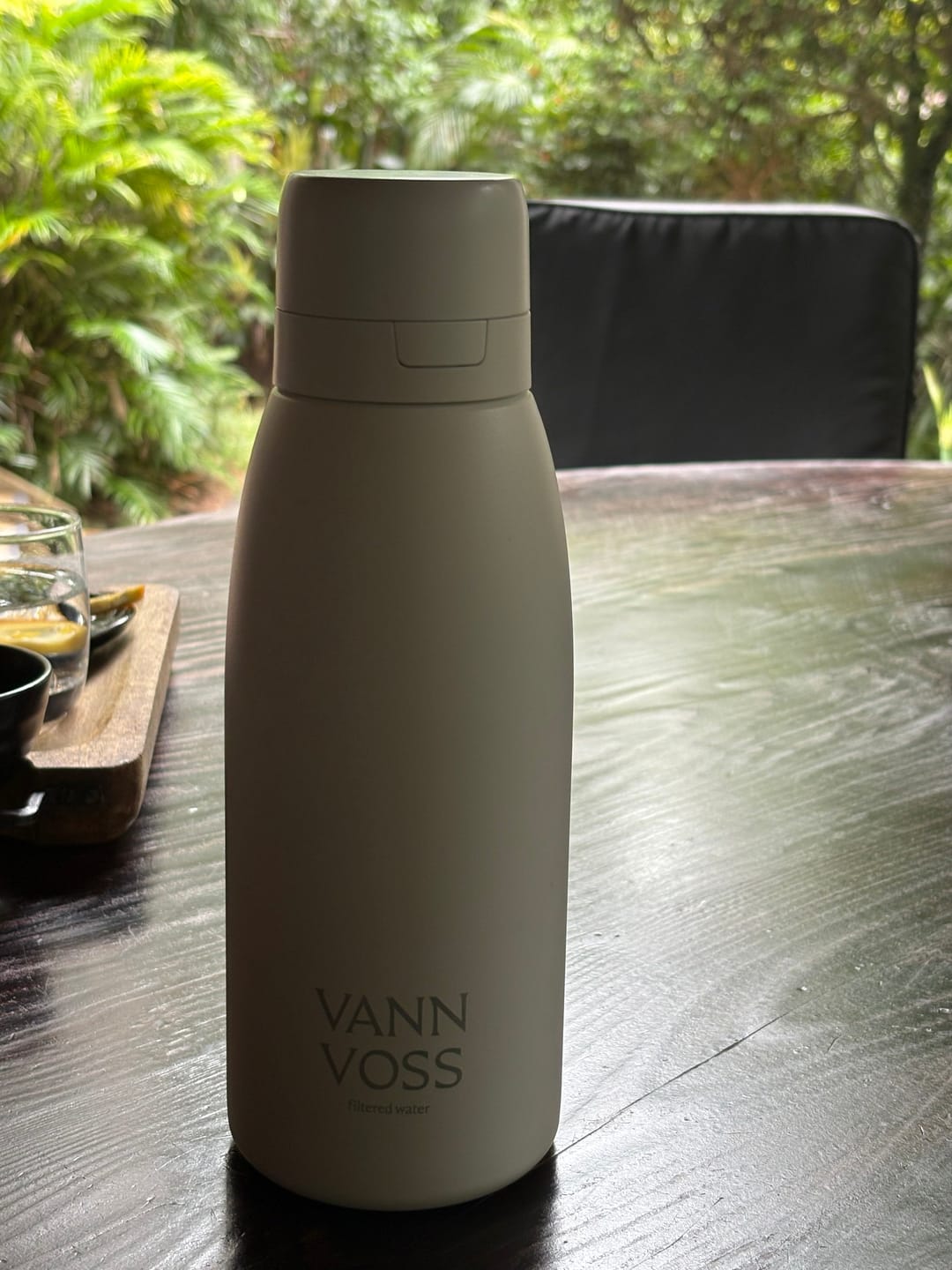 Customer photo review of Ceramic Filtered Water bottle