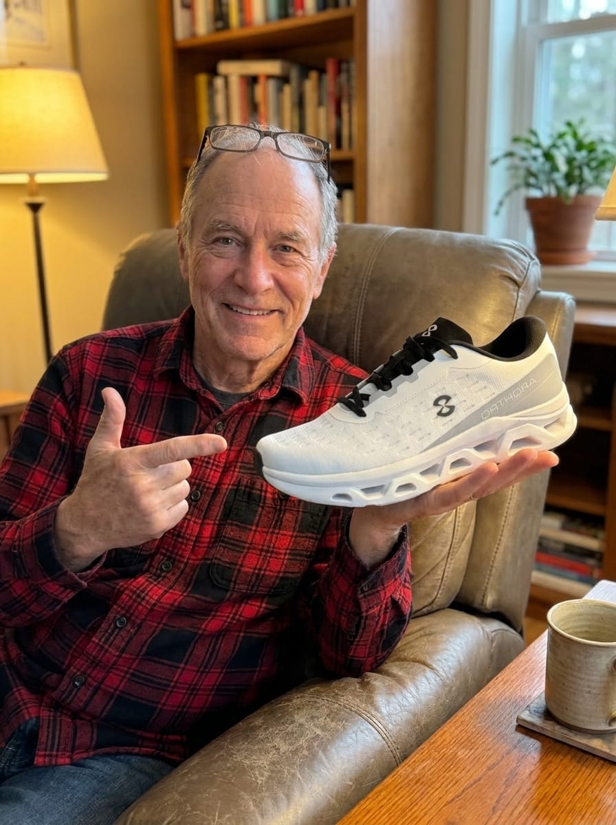 Customer photo review of Orthora™ Fly — 12-Hour Shift Shoes for All-Day Foot, Knee & Back Pain Relief