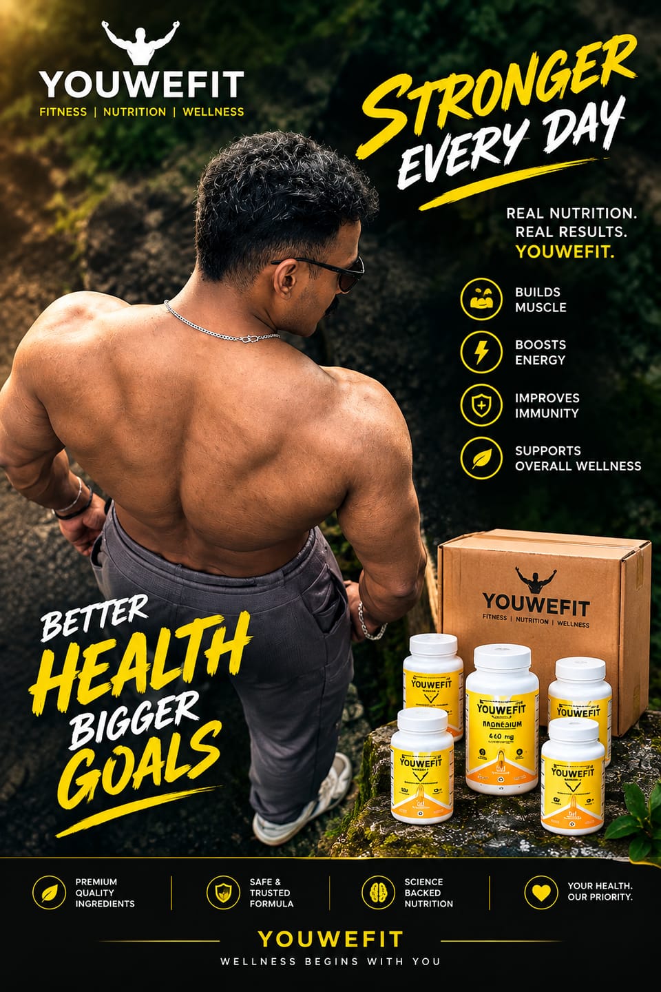 Customer photo review of YouWeFit Magnesium 5X Complex (60 Tabs, 30 Servings)