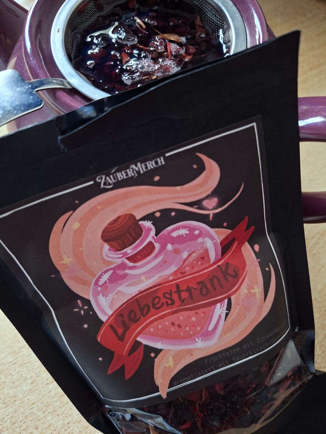 Customer photo review of Liebestrank - Zaubertrank Teemischung 80g
