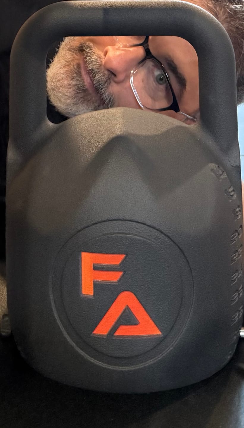 Customer photo review of FA Adjustable Kettlebell