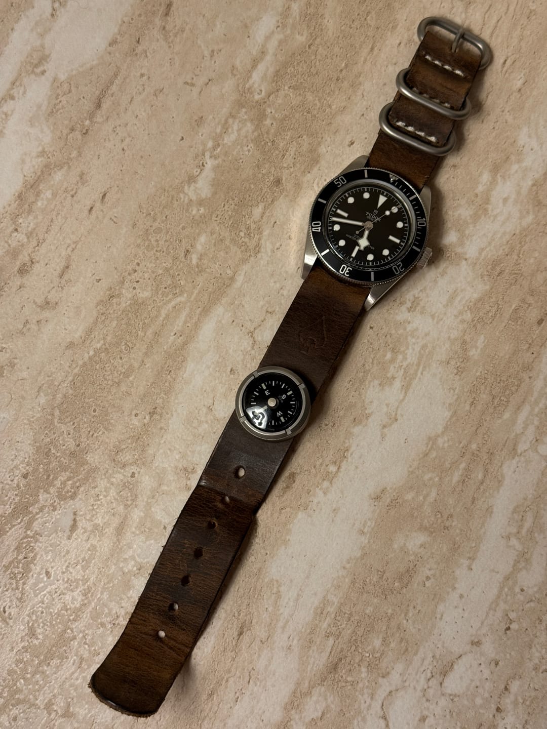 Customer photo review of W.O.E. Leather Single Pass Strap