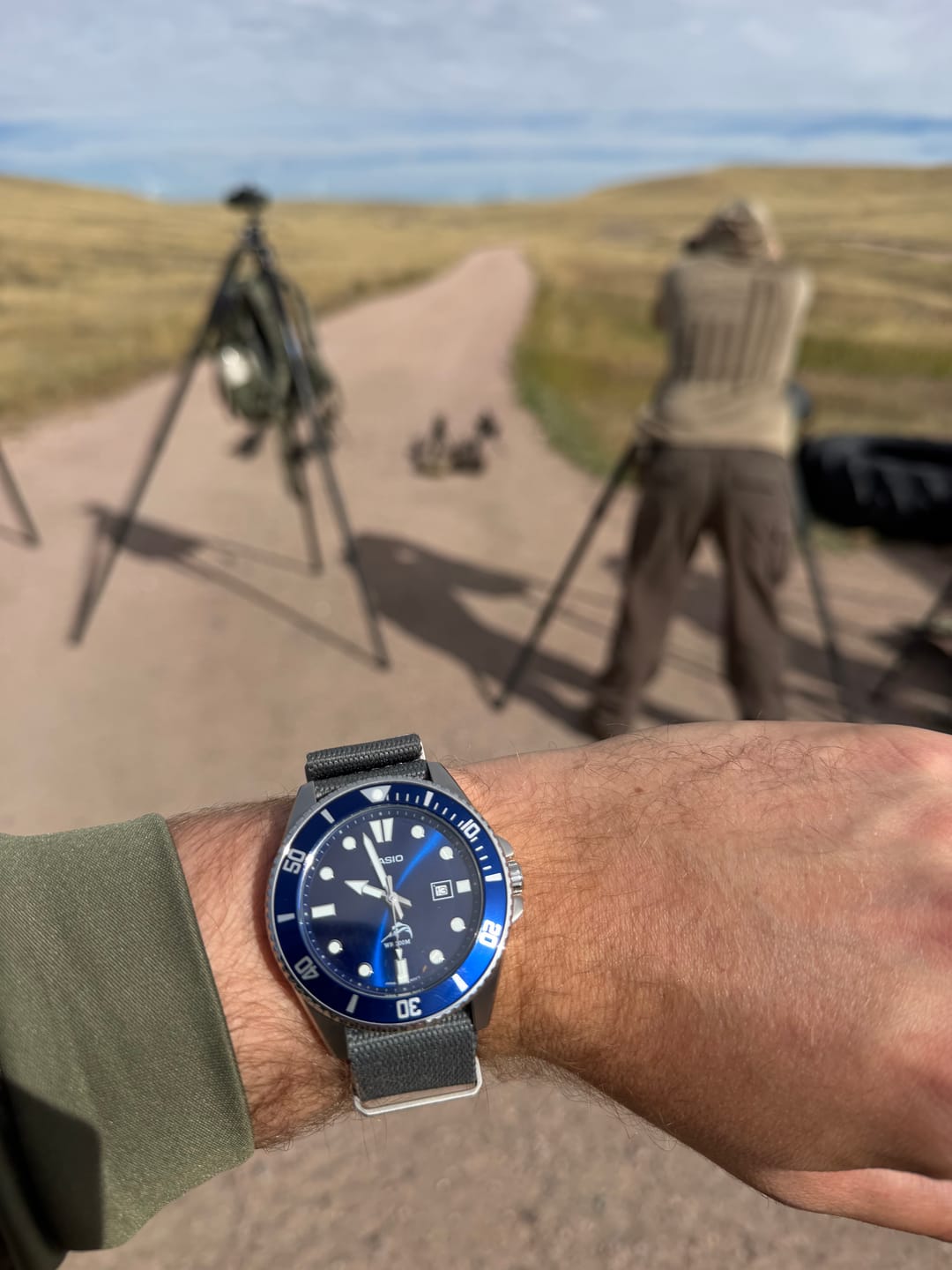 Customer photo review of Five Eye Nylon Watch Strap - Solid