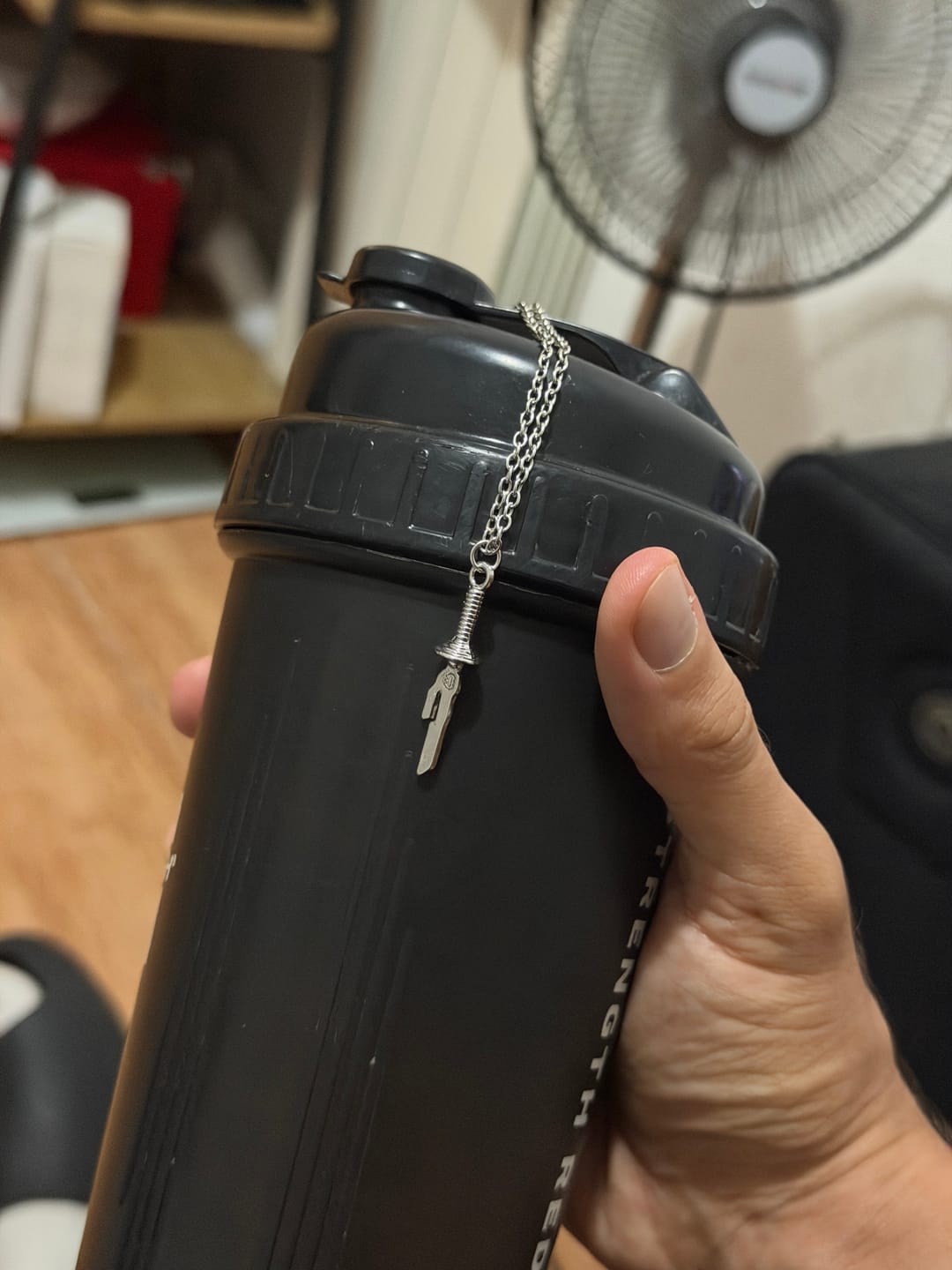 Customer photo review of "Inverted Spear" Necklace
