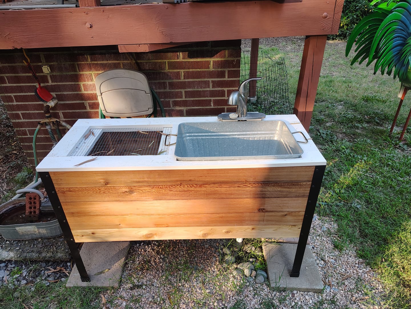 Customer photo review of 18″ x 48″ Deep Root Raised Garden Bed - 30″ TALL - Select Grade