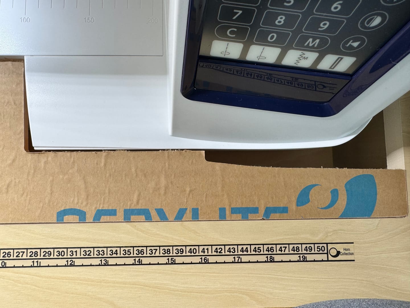 Customer photo review of Horn of America Custom Sewing Machine Insert