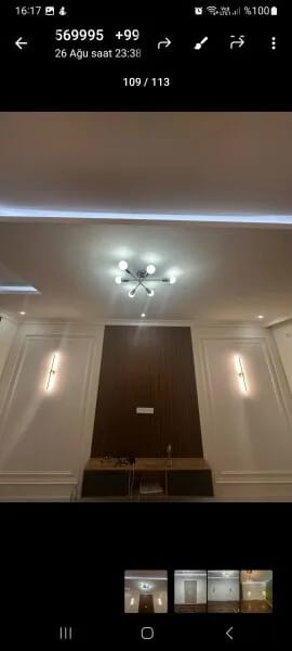 Customer photo review of Iron Ring Chandelier for Dining Table, 25 to 90 cm, Black