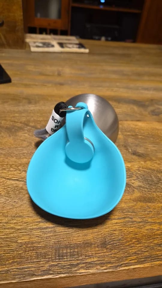 Customer photo review of 2-In-1 Portable Dog Water Bottle