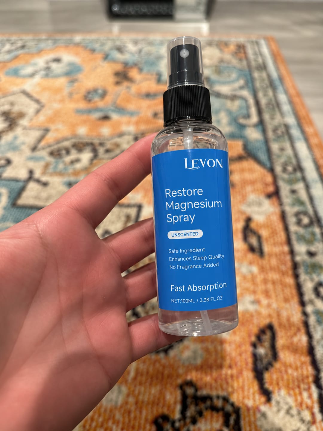 Customer photo review of Levon Restore Magnesium Spray