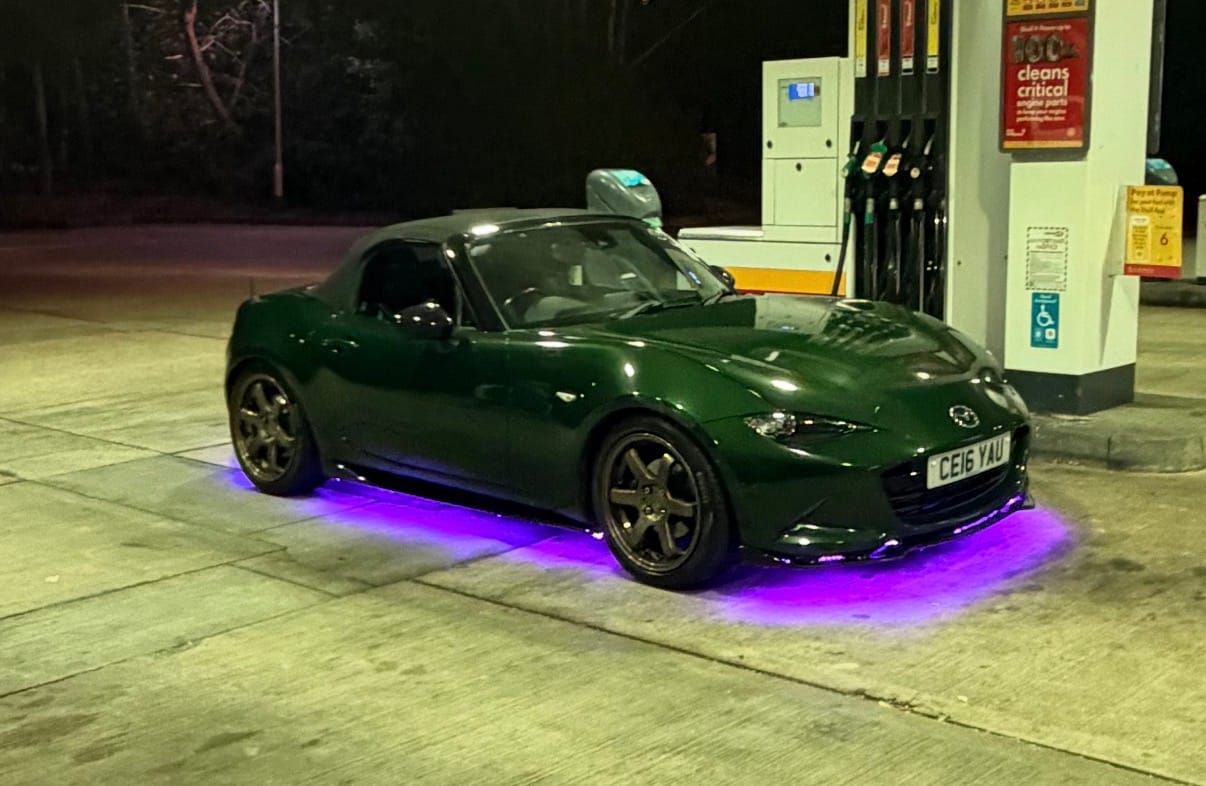 Customer photo review of ELGlow® Universal Car Underglow Kit