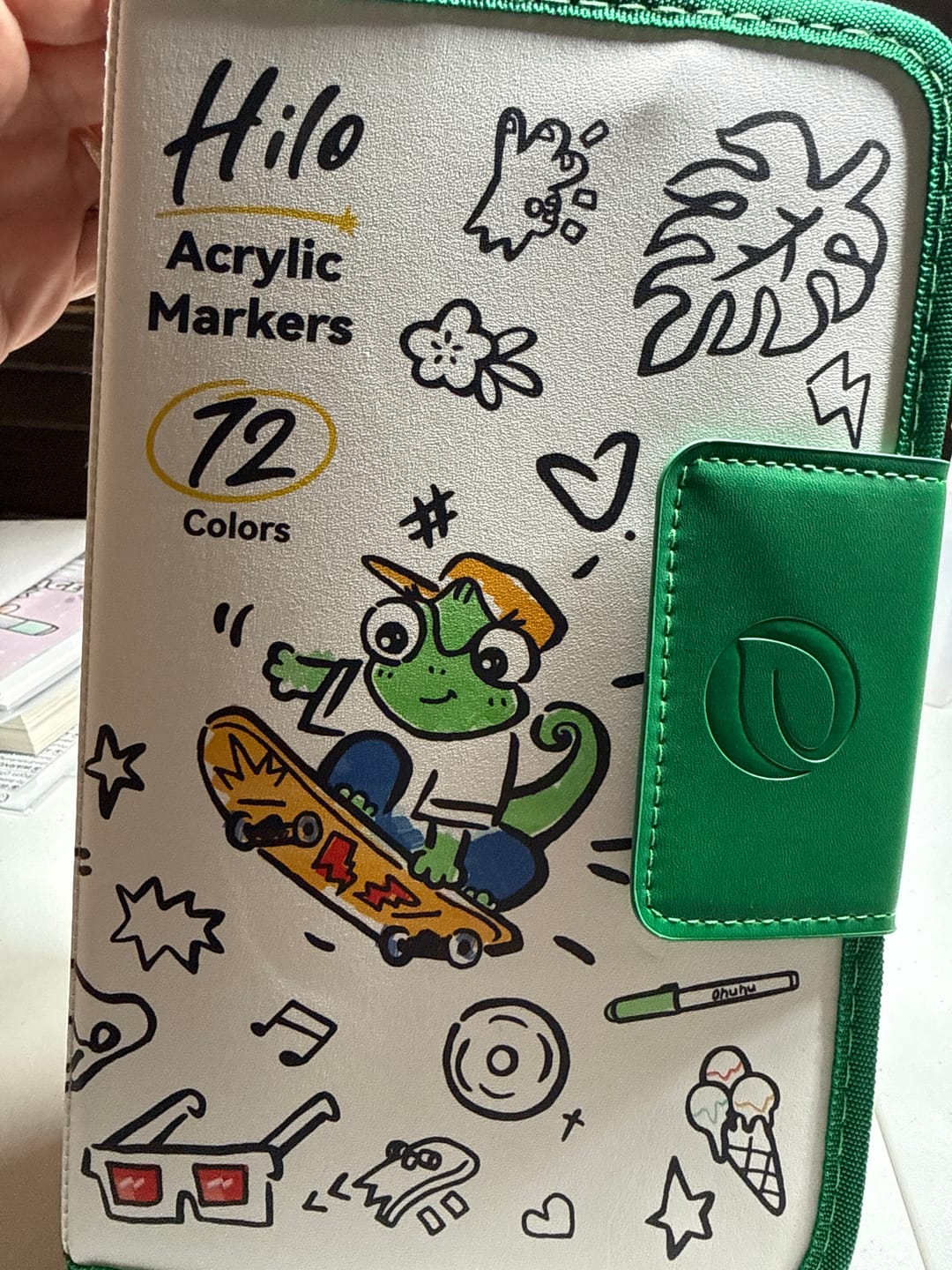 Customer photo review of Ohuhu Hilo Series Direct-ink Acrylic Paint Markers