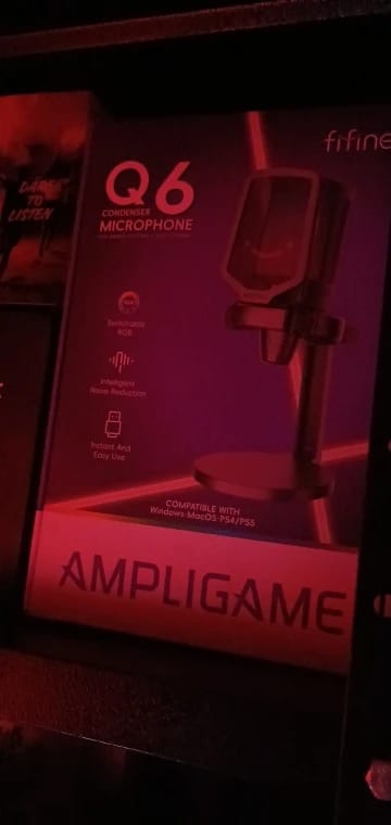 Customer photo review of Microphone Gaming FIFINE - Qualité audio pro à domicile