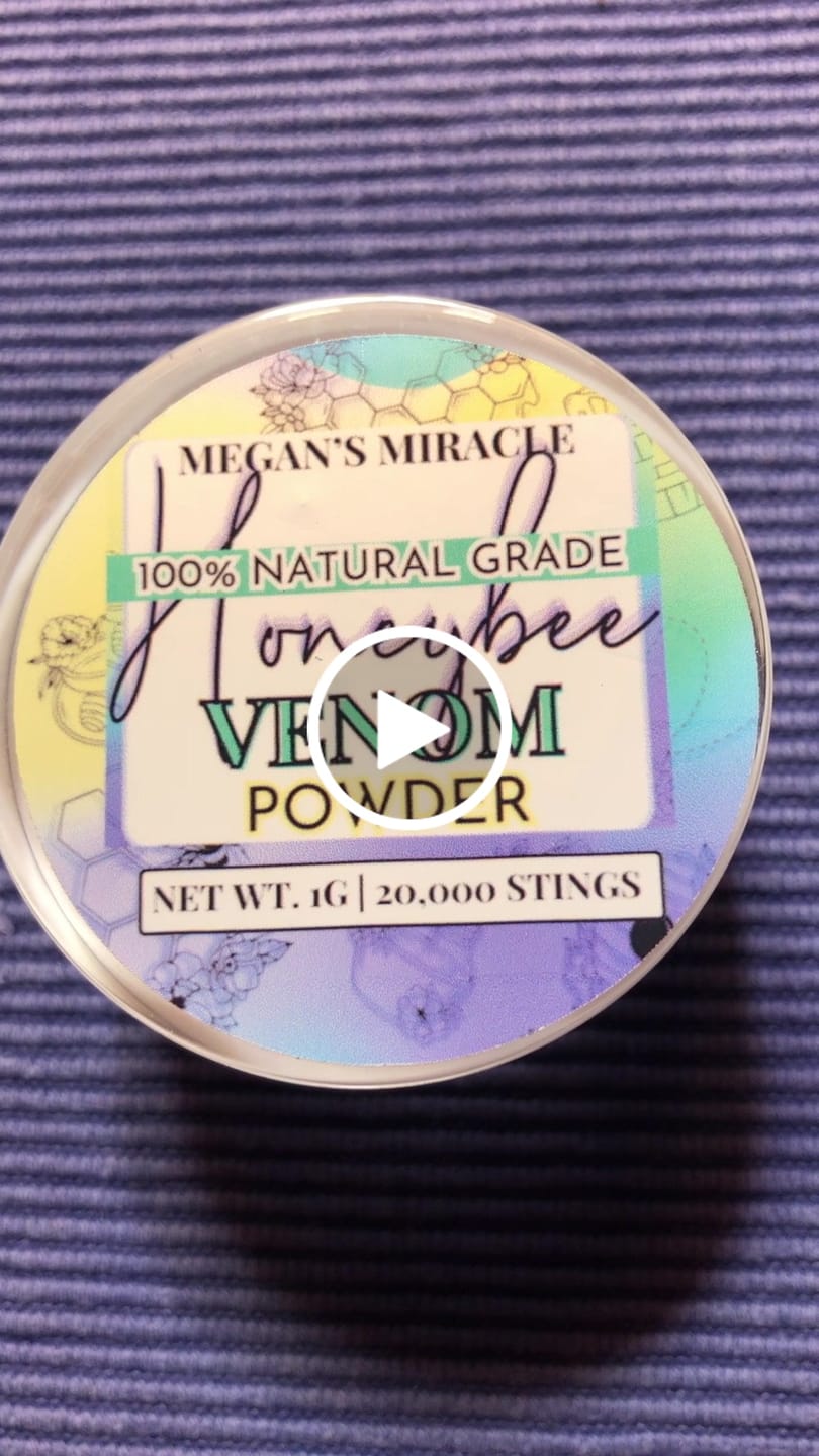 Customer video review of Bee Venom Powder - Natural Grade