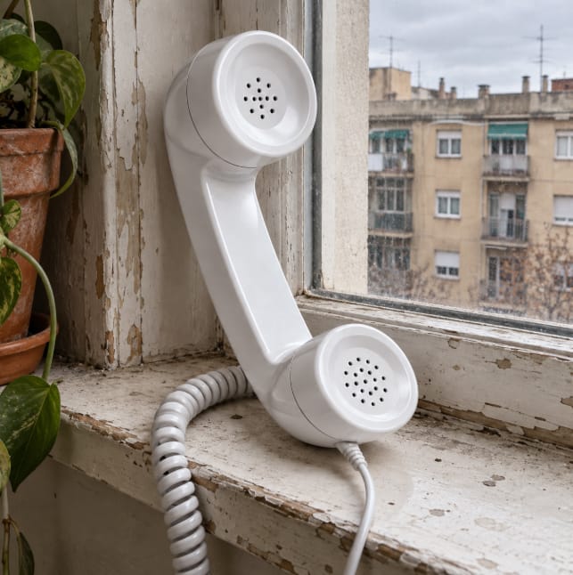 Customer photo review of Retro Ring™ Phone Handset