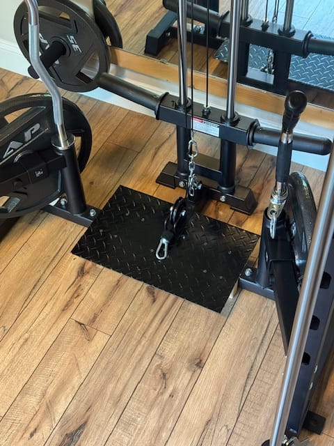 Customer photo review of RitFit PSR05 2.0 Multifunctional Smith Machine Power Rack with LAT-Pull Down System