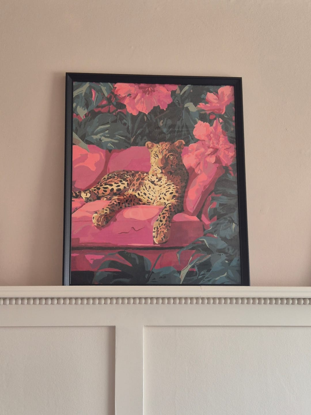 Customer photo review of Wild elegance | Paint by Number