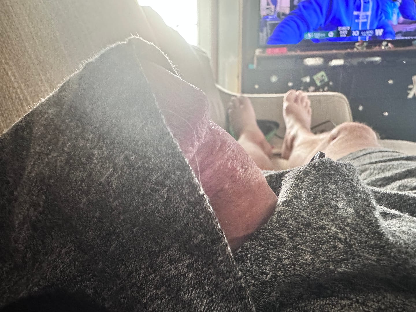 Customer photo review of FreeLonger Men's Comfy Separate Support Pouch Trunks