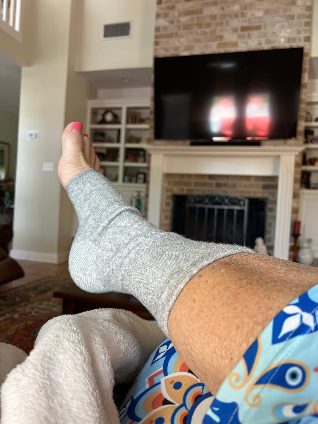 Customer photo review of Premium Anti-Fatigue Bamboo Footsleeves