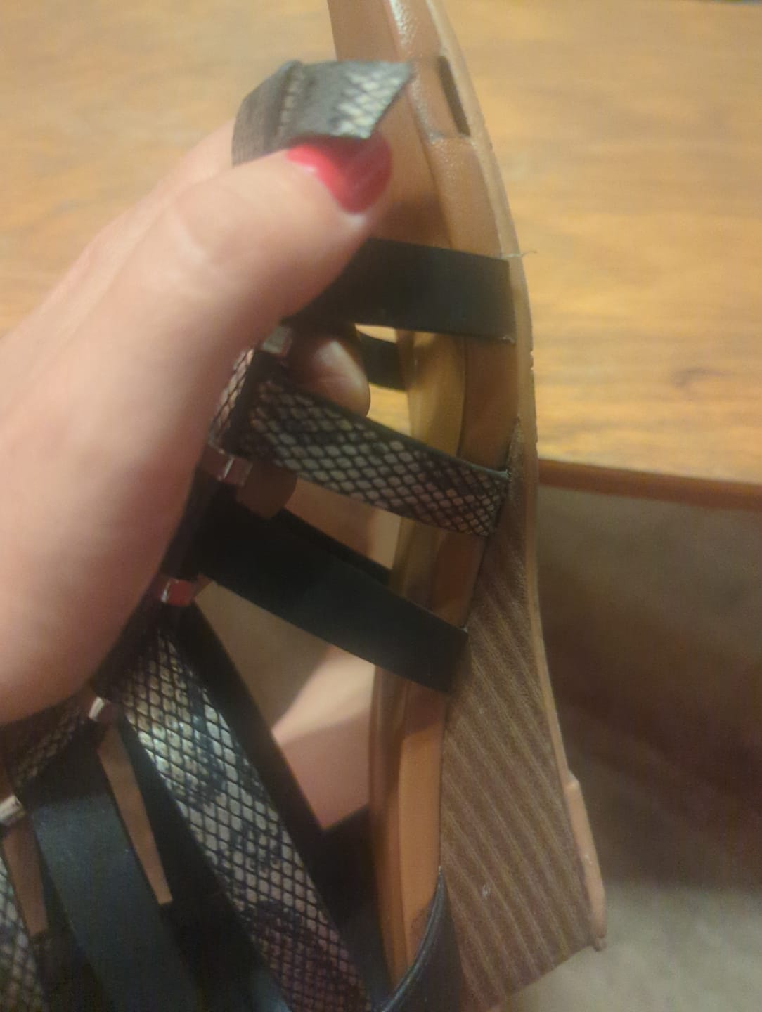 Customer photo review of Summer Roman High-top Versatile Peep-toe Sandals