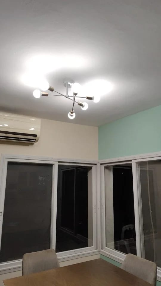 Customer photo review of Iron Ring Chandelier for Dining Table, 25 to 90 cm, Black