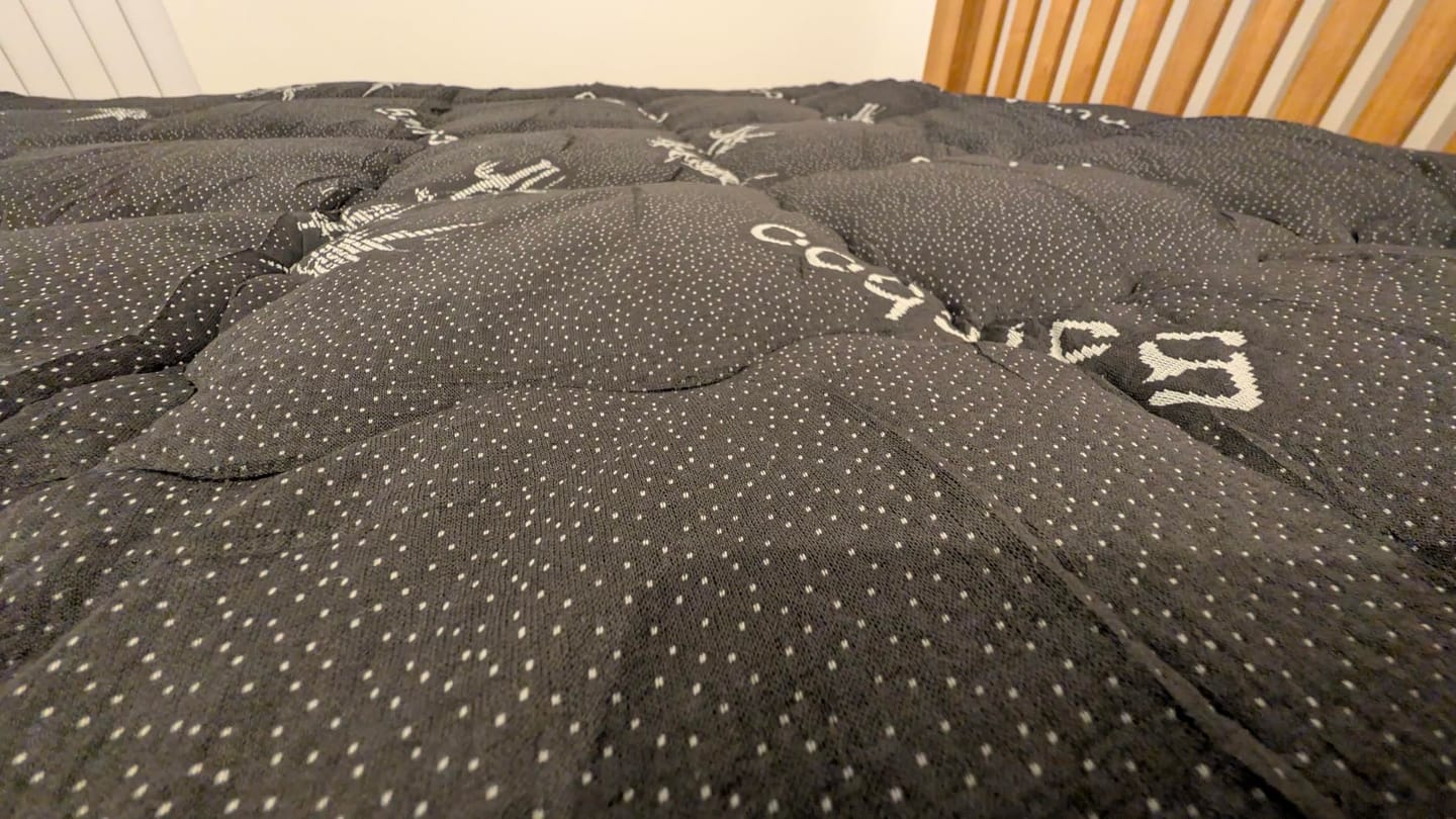 Customer photo review of Surmatelas en viscose de bambou