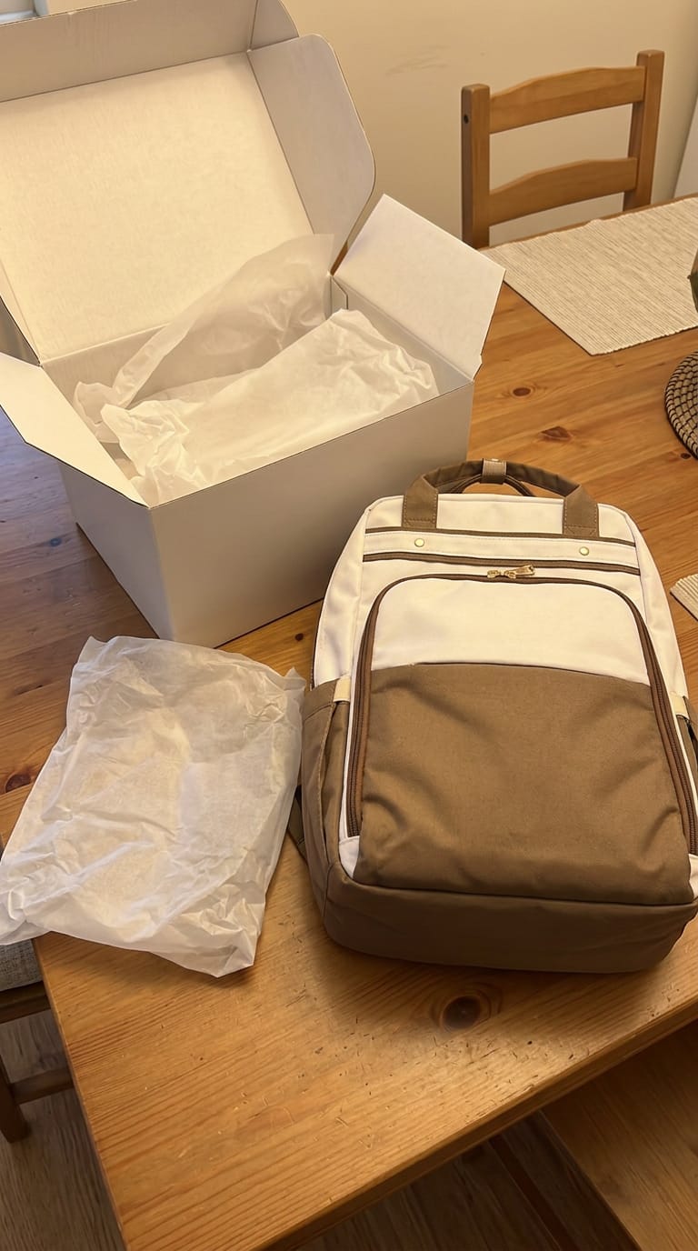 Customer photo review of 4-in-1 Backpack with Lunch Bag