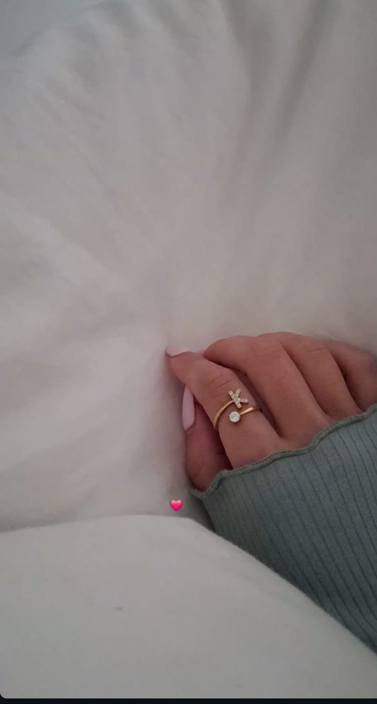 Customer photo review of Adjustable Initial Ring