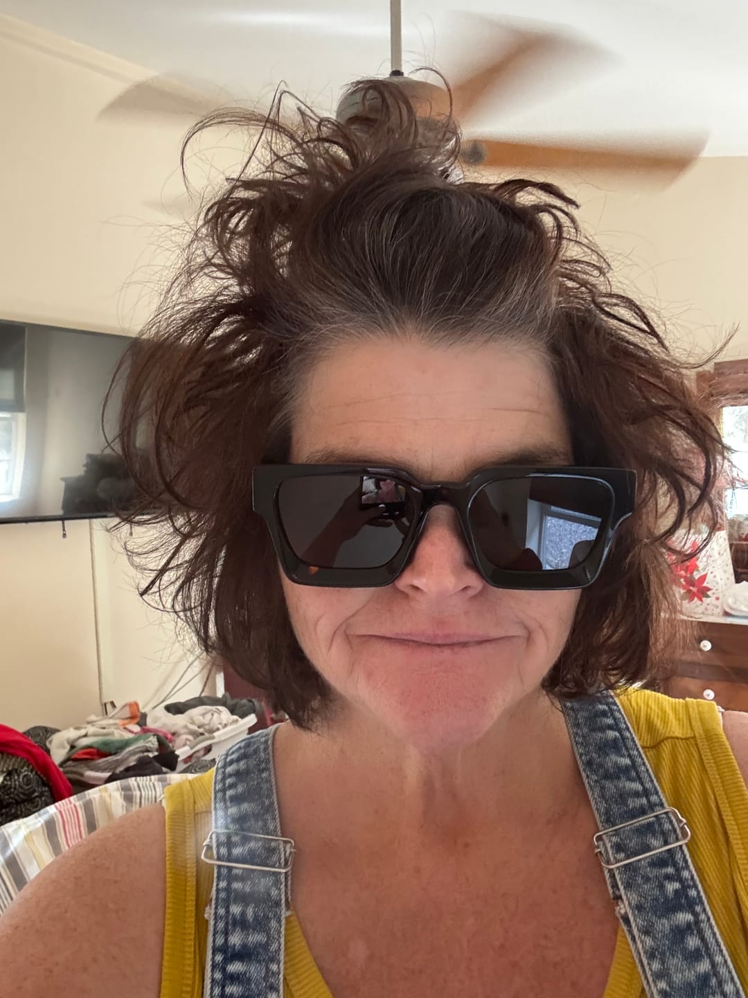 Customer photo review of Airlie Sunglasses Dark Tortoise Shell