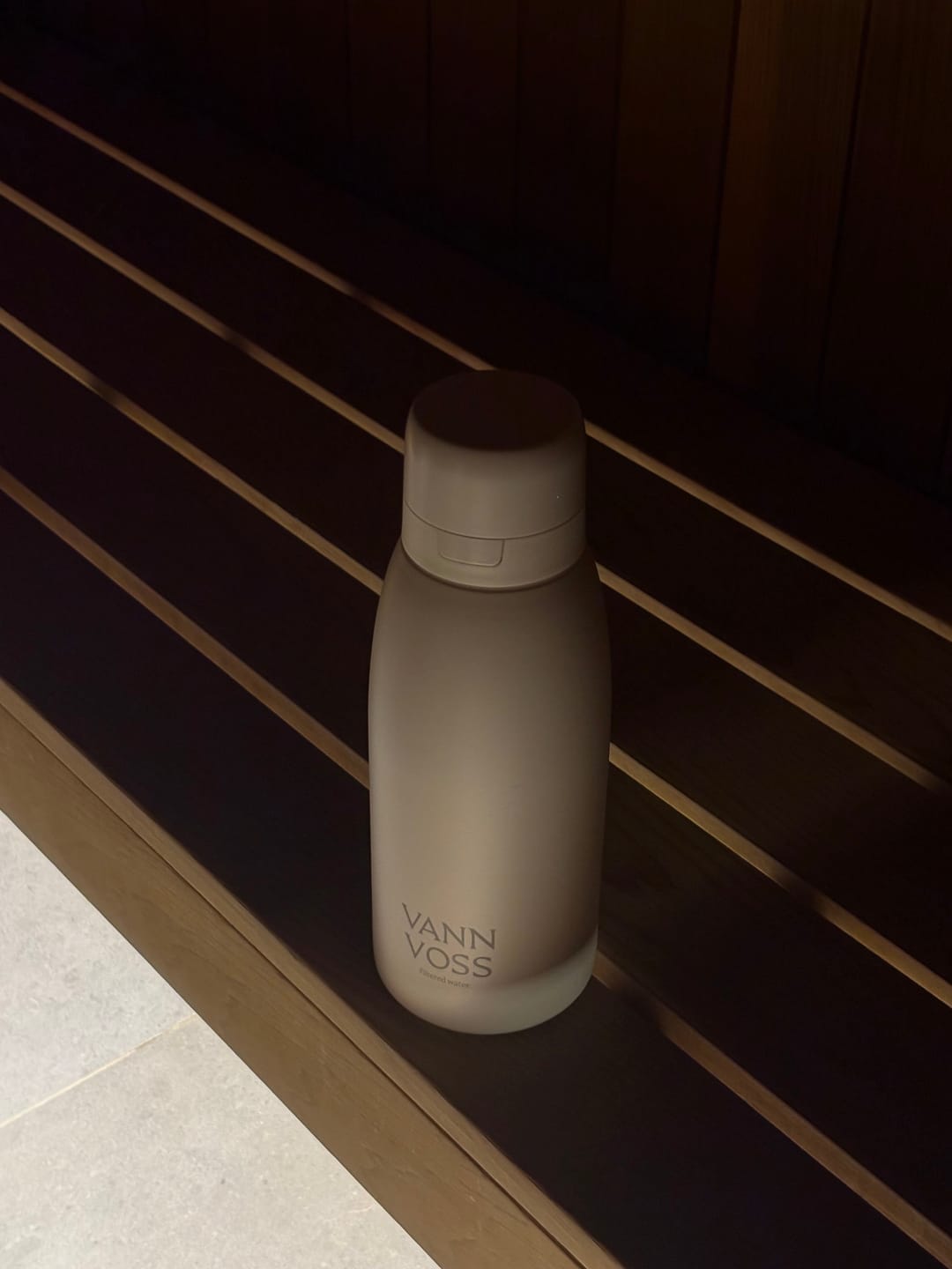 Customer photo review of Ceramic Filtered Water bottle