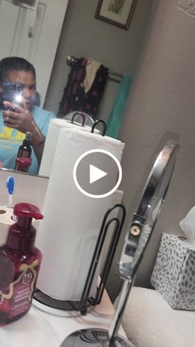 Customer photo review of Silkening Mist