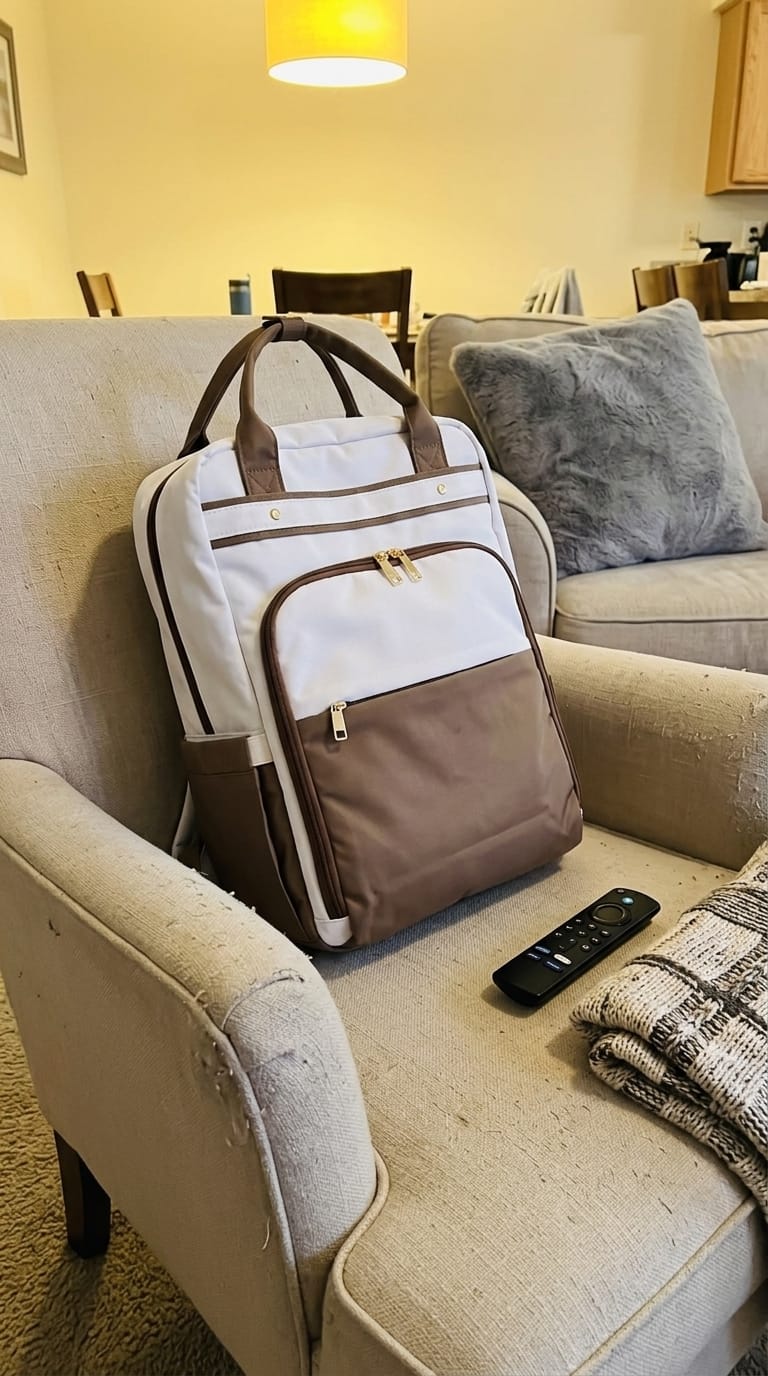 Customer photo review of 4-in-1 Backpack with Lunch Bag