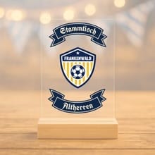 Customer photo review of Acrylglas - Tischaufsteller Stammtisch Vol. 2 - personalisierbar