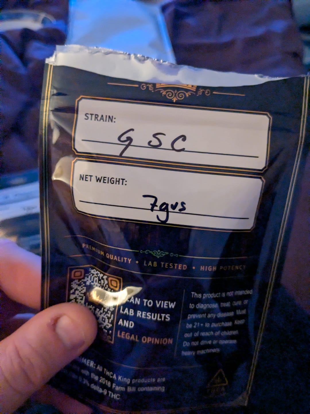 Customer photo review of Girl Scout Cookies Light Assist THCA