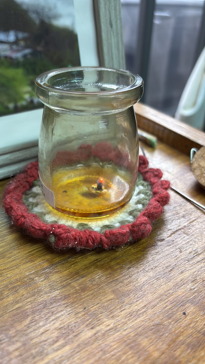 Customer photo review of Cera de soja 1 kg bajo punto de fusión 52 grados bpf escamas cera de soya
