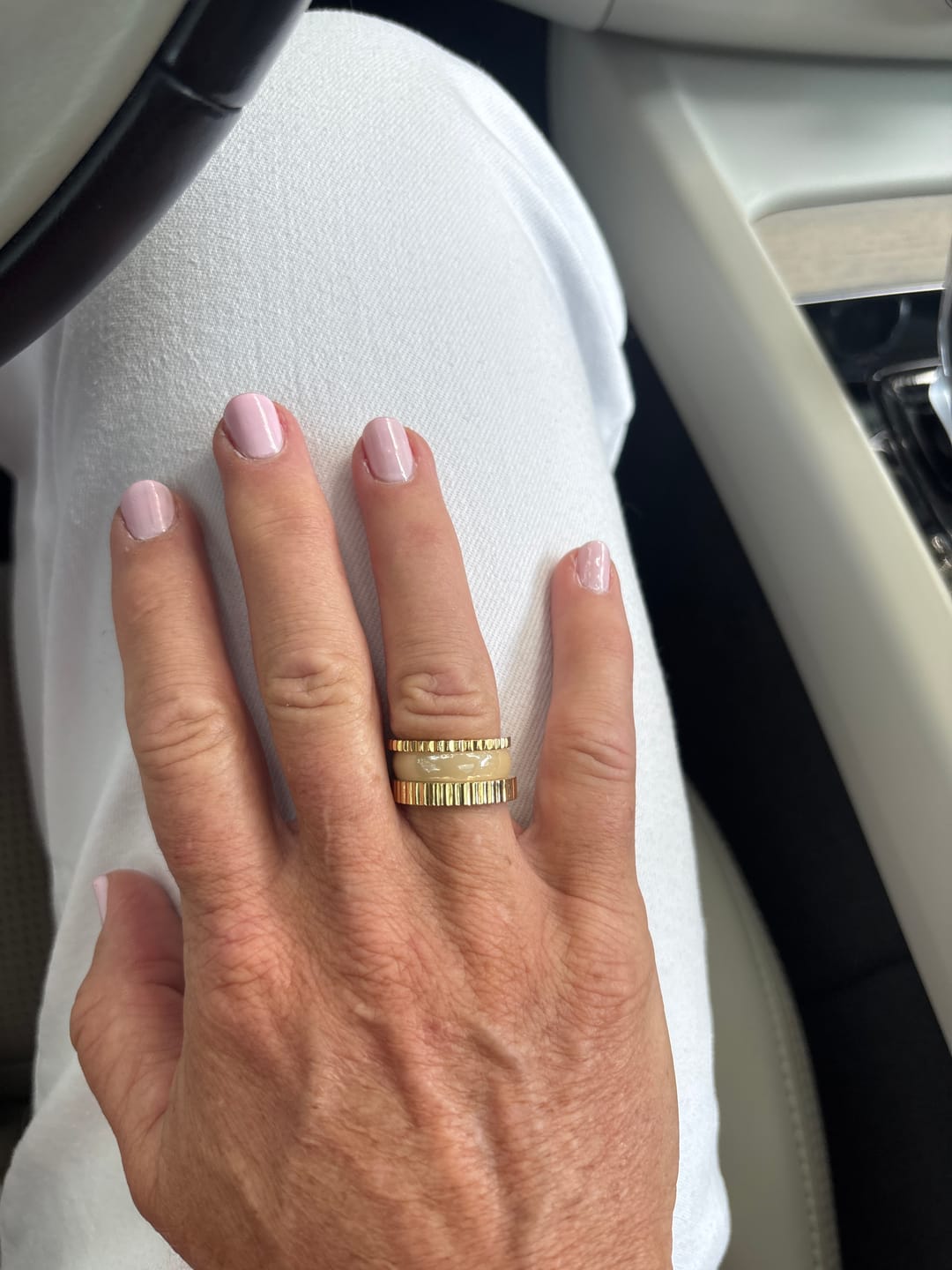 Customer photo review of Mini Pleat Slim Ring