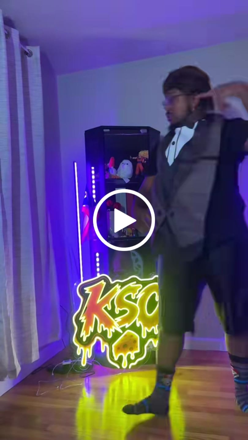 Customer video review of KSO - Premium Neon Artwork