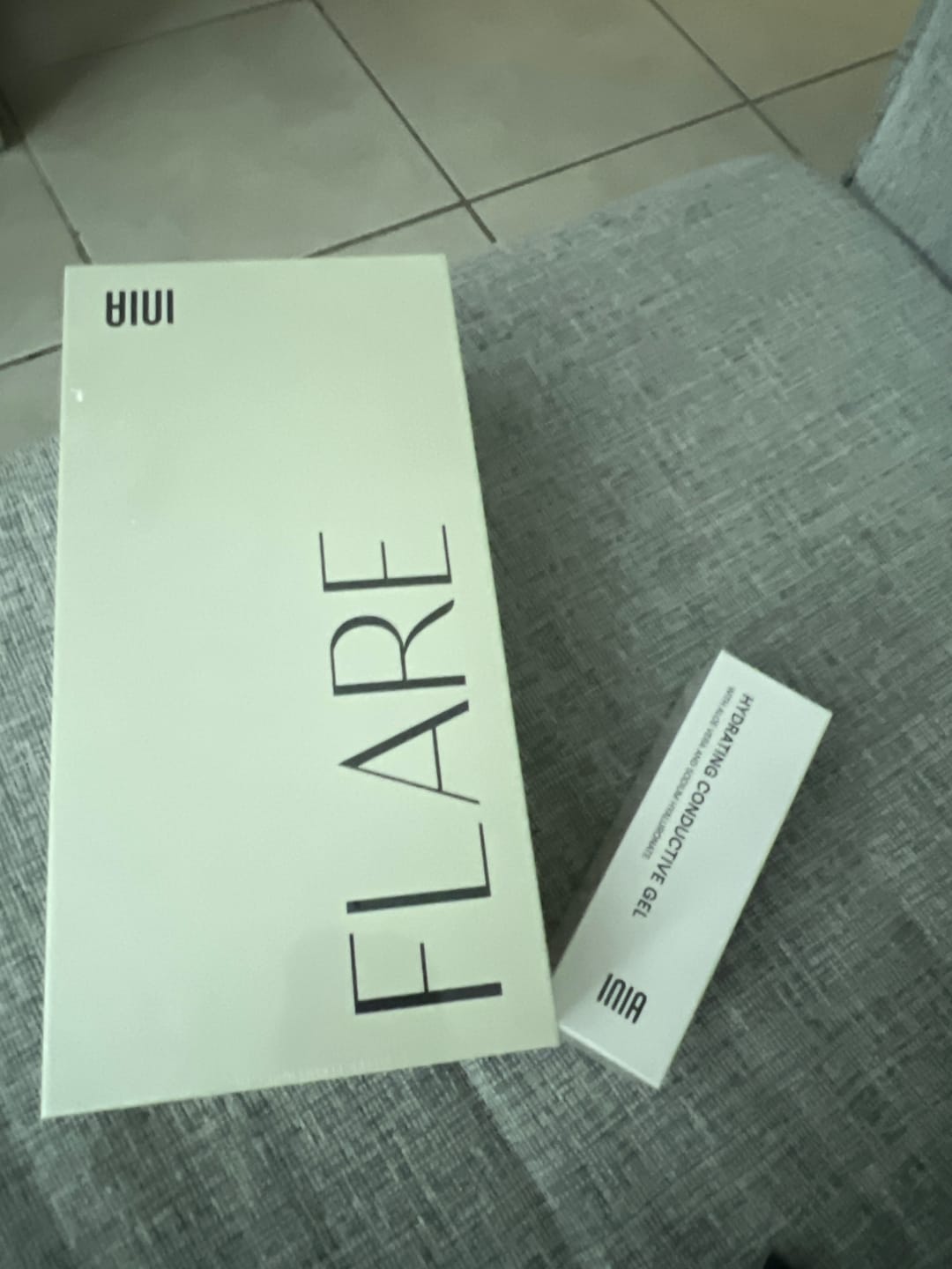 Customer photo review of INIA FLARE Microcurrent Facial Device