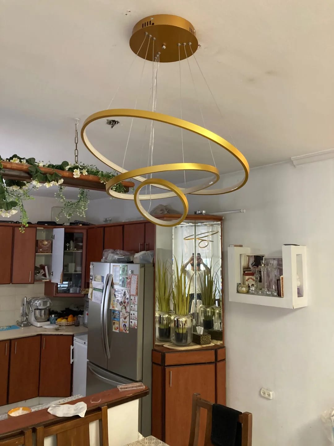 Customer photo review of Stacked Ring Chandelier for Dining Table, 20 to 80 cm