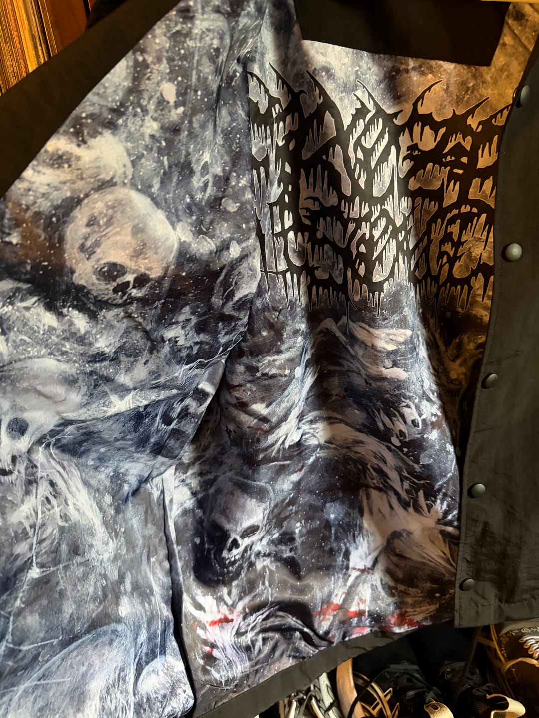 Customer photo review of Frozen Soul - Crypt Of Ice - Windbreaker