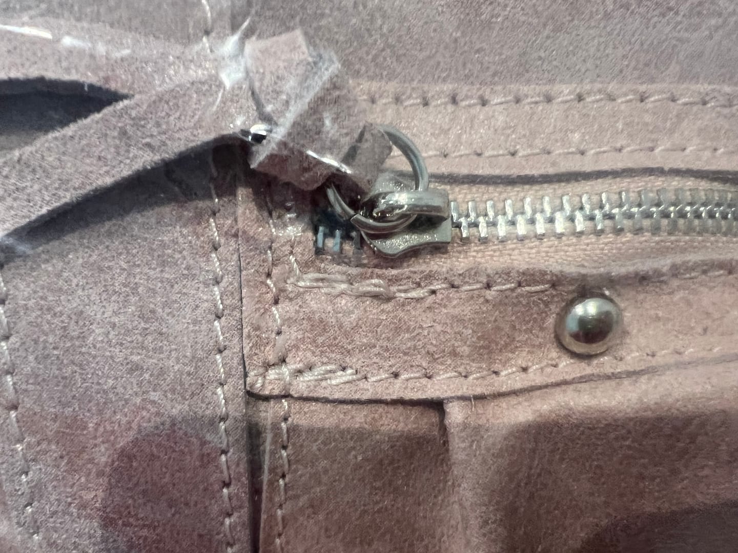 Customer photo review of It girl bag vanilla pink silver