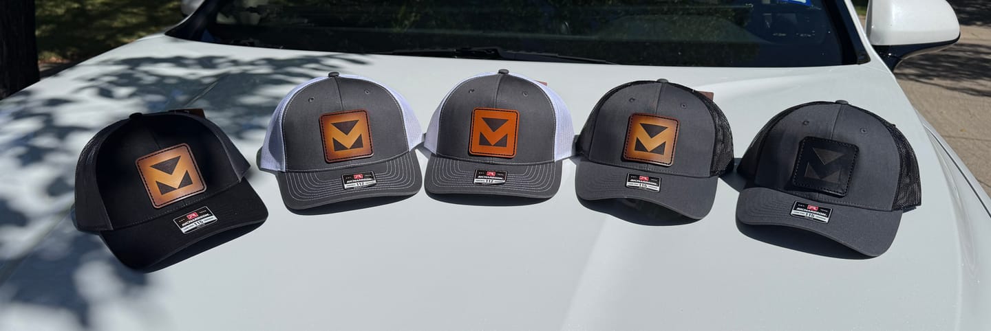 Customer photo review of Richardson 115 Custom Leather Patch Hats