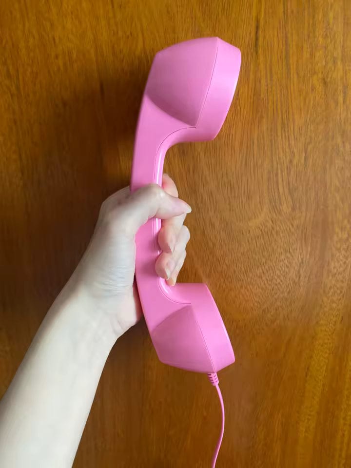 Customer photo review of Teléfono Retro compatible con iPhone y Android