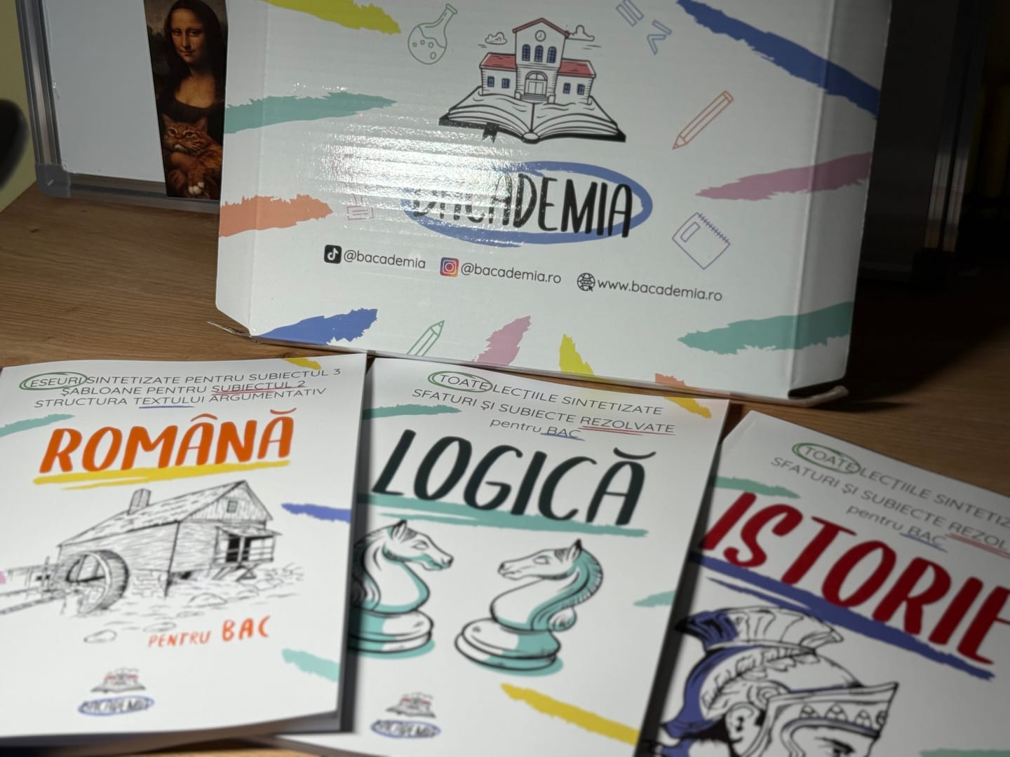 Customer photo review of Pachet Bacalaureat (Română + Istorie + Logică) Bacademia
